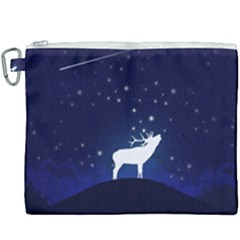 Design Painting Sky Moon Nature Canvas Cosmetic Bag (xxxl) by Simbadda