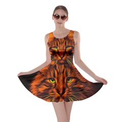 Cat Digiart Artistically Cute Skater Dress by Simbadda