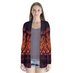 Cat Digiart Artistically Cute Drape Collar Cardigan by Simbadda