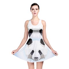 Background Show Graphic Art Panda Reversible Skater Dress by Simbadda