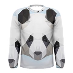 Background Show Graphic Art Panda Men s Long Sleeve Tee by Simbadda