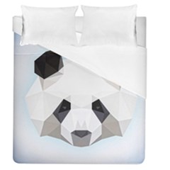 Background Show Graphic Art Panda Duvet Cover (queen Size)