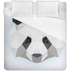 Background Show Graphic Art Panda Duvet Cover (king Size) by Simbadda