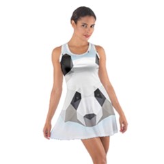 Background Show Graphic Art Panda Cotton Racerback Dress