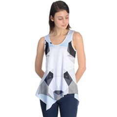 Background Show Graphic Art Panda Sleeveless Tunic by Simbadda