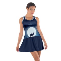 Moon Hirsch Wild Nature Antler Cotton Racerback Dress