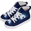 Moon Hirsch Wild Nature Antler Kid s Hi-Top Skate Sneakers View2