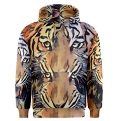 Tiger Animal Teeth Nature Design Men s Pullover Hoodie