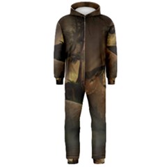 Mammal Nature Wood Tree Waters Hooded Jumpsuit (men) 