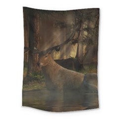 Mammal Nature Wood Tree Waters Medium Tapestry