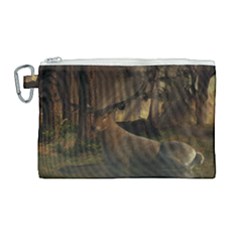 Mammal Nature Wood Tree Waters Canvas Cosmetic Bag (large)