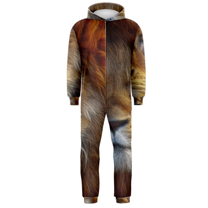 Fractalius Big Cat Animal Hooded Jumpsuit (Men) 