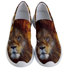 Fractalius Big Cat Animal Women s Lightweight Slip Ons by Simbadda