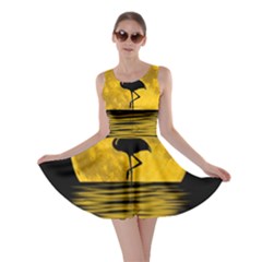 Moon Reflection Flamenco Animal Skater Dress