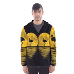 Moon Reflection Flamenco Animal Hooded Windbreaker (men) by Simbadda