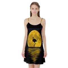 Moon Reflection Flamenco Animal Satin Night Slip