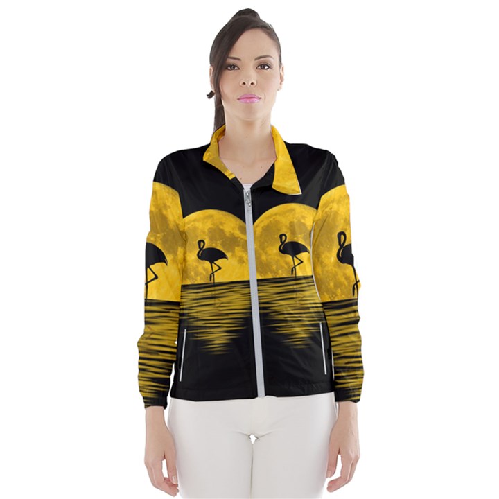 Moon Reflection Flamenco Animal Windbreaker (Women)