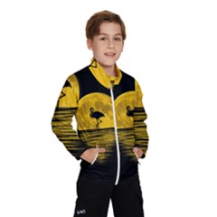 Moon Reflection Flamenco Animal Windbreaker (kids) by Simbadda