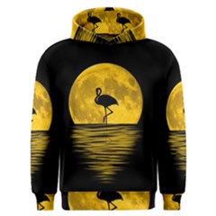 Moon Reflection Flamenco Animal Men s Overhead Hoodie