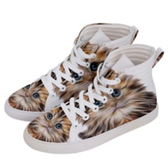 Kitten Mammal Animal Young Cat Women s Hi-top Skate Sneakers by Simbadda