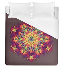 Joyful Living Duvet Cover (queen Size) by aumaraspiritart