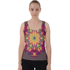 Joyful Living Velvet Tank Top by aumaraspiritart