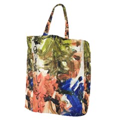 Pagoda And Calligraphy Giant Grocery Zipper Tote by bestdesignintheworld