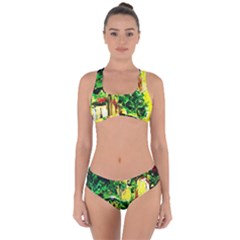 Old Tree And House With An Arch 2 Criss Cross Bikini Set by bestdesignintheworld