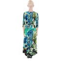 Clocls And Watches 3 Quarter Sleeve Wrap Maxi Dress View2