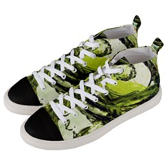 Pagoda Calligraphy 2 Men s Mid-top Canvas Sneakers by bestdesignintheworld