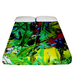 Perfect Night For Samurai-1/2 Fitted Sheet (california King Size) by bestdesignintheworld