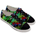 perfect night for samurai-1/2 Men s Low Top Canvas Sneakers View3