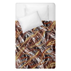 Colorful Wavy Abstract Pattern Duvet Cover Double Side (single Size) by dflcprints