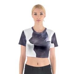 Grey Wolf  Cotton Crop Top by StarvingArtisan