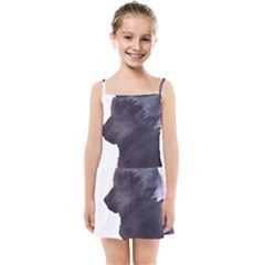 Grey Wolf  Kids Summer Sun Dress