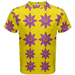 Fantasy Flower In The Happy Jungle Of Beauty Men s Cotton Tee by pepitasart