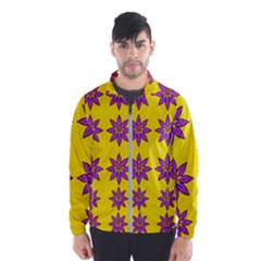 Fantasy Flower In The Happy Jungle Of Beauty Windbreaker (men) by pepitasart