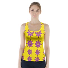 Fantasy Flower In The Happy Jungle Of Beauty Racer Back Sports Top by pepitasart