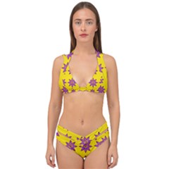 Fantasy Flower In The Happy Jungle Of Beauty Double Strap Halter Bikini Set by pepitasart