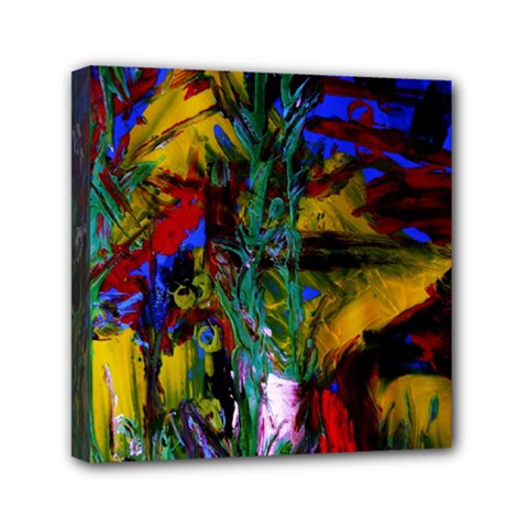 Night At The Foot Of Fudziama 1 Mini Canvas 6  X 6  by bestdesignintheworld