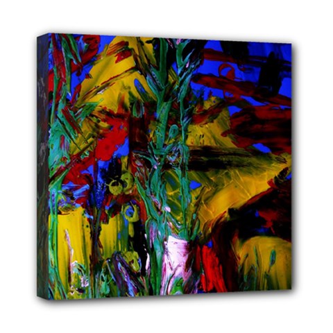 Night At The Foot Of Fudziama 1 Mini Canvas 8  X 8  by bestdesignintheworld