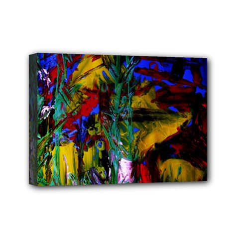 Night At The Foot Of Fudziama 1 Mini Canvas 7  X 5  by bestdesignintheworld