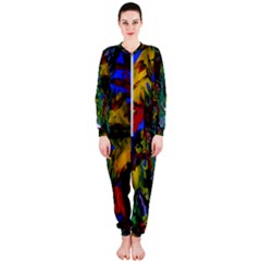 Night At The Foot Of Fudziama 1 Onepiece Jumpsuit (ladies)  by bestdesignintheworld