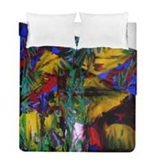 Night At The Foot Of Fudziama 1 Duvet Cover Double Side (full/ Double Size) by bestdesignintheworld