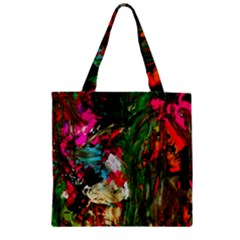 Sunset In A Mountains 1 Zipper Grocery Tote Bag by bestdesignintheworld