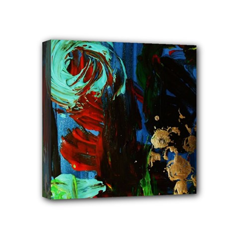 Night At The Foot Of Fudziama 2 Mini Canvas 4  X 4  by bestdesignintheworld