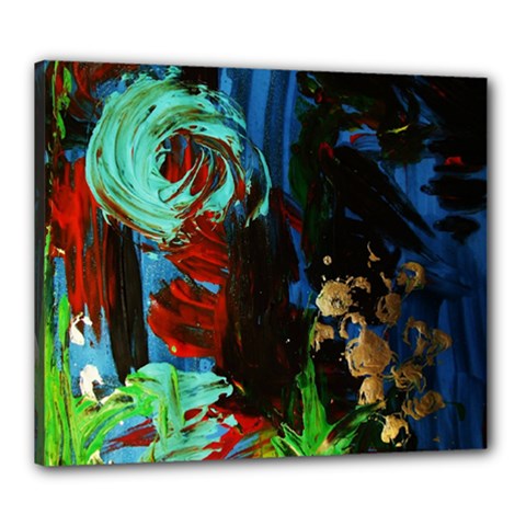 Night At The Foot Of Fudziama 2 Canvas 24  X 20  by bestdesignintheworld