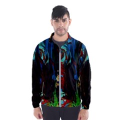 Night At The Foot Of Fudziama 2 Windbreaker (men) by bestdesignintheworld