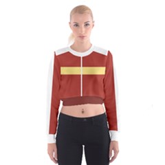 Space Mullet Cropped Sweatshirt