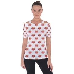 Girl Power Logo Pattern Short Sleeve Top by dflcprints